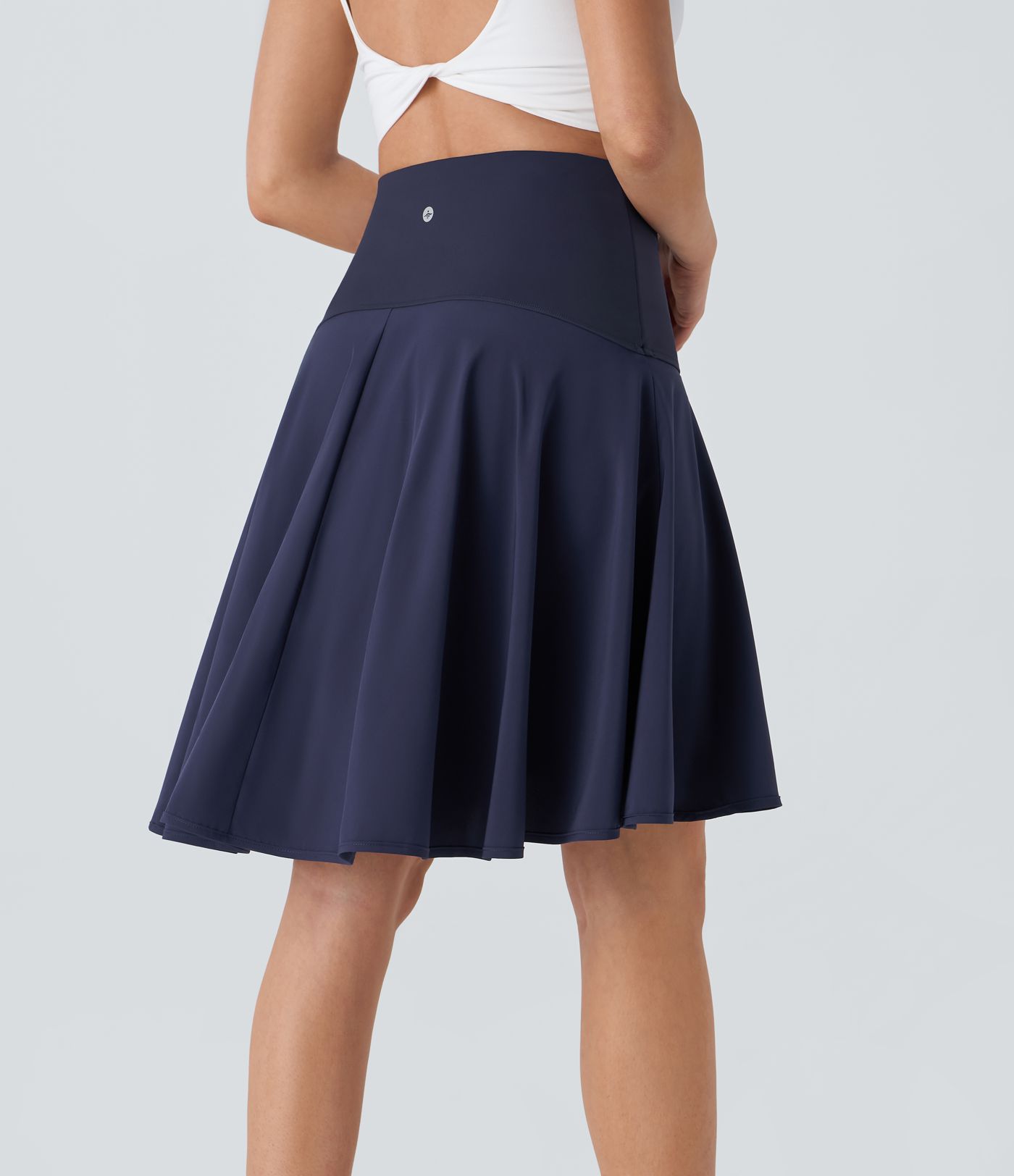Breezeful™ High Waisted 2-in-1 High Low Flare Quick Dry Dance Skirt