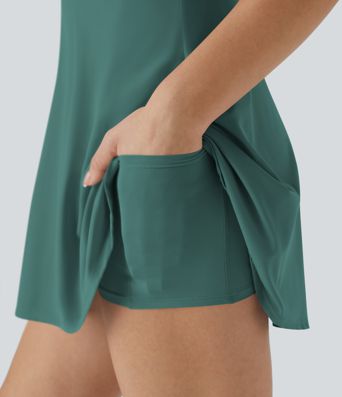 Softlyzero™ Luftig Rygløs Snoet Kølig Dans Aktiv Kjole - Easy Peezy Udgave