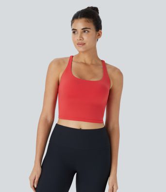 Top corto de yoga, tallas A-C