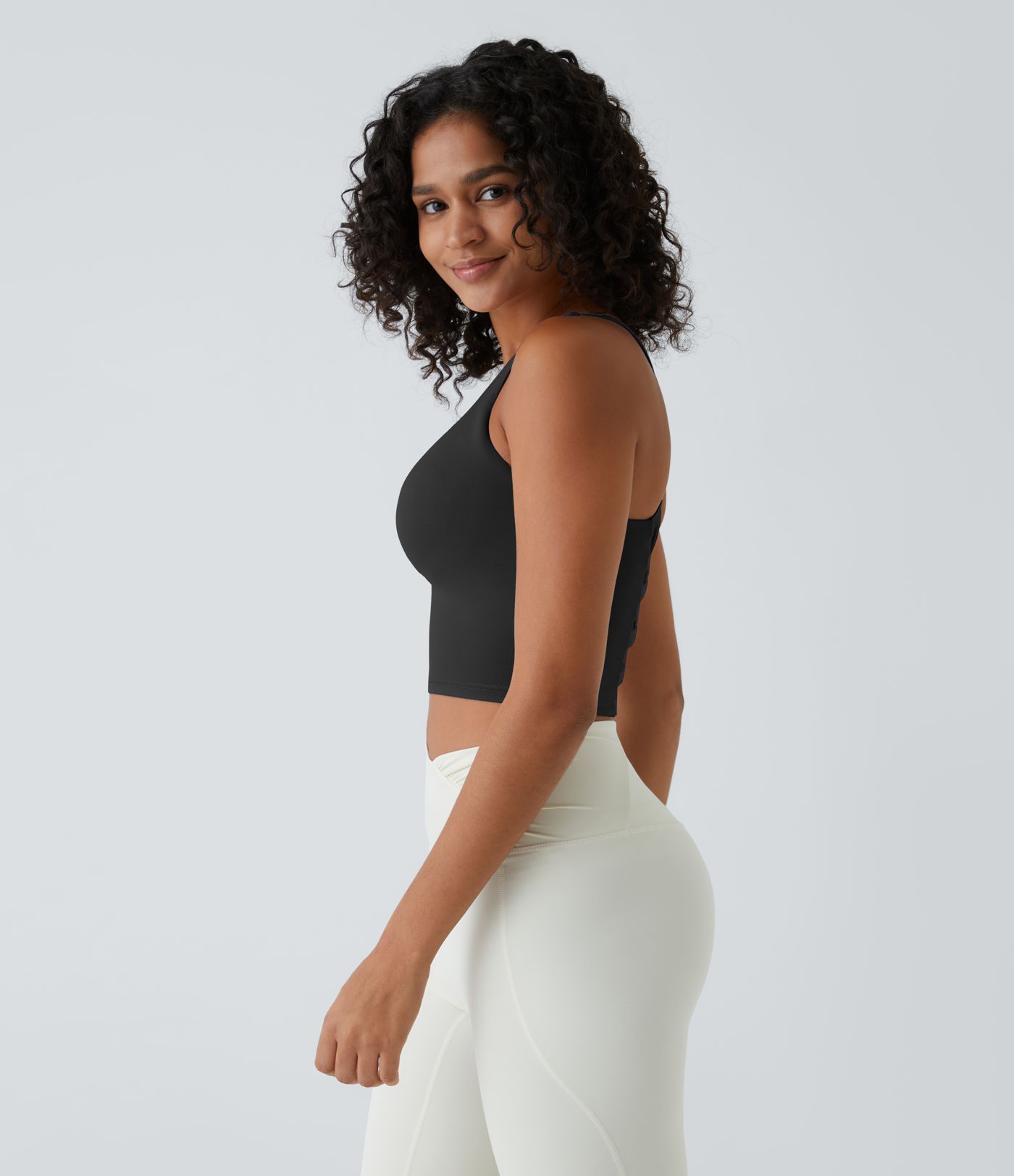 Cropped Yoga Tank Top A-C Cups