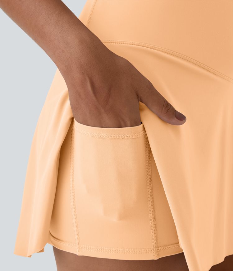 Everyday Softlyzero™ Airy Crossover 2-in-1-Mini-Tennisrock mit Seitentaschen-Lucid