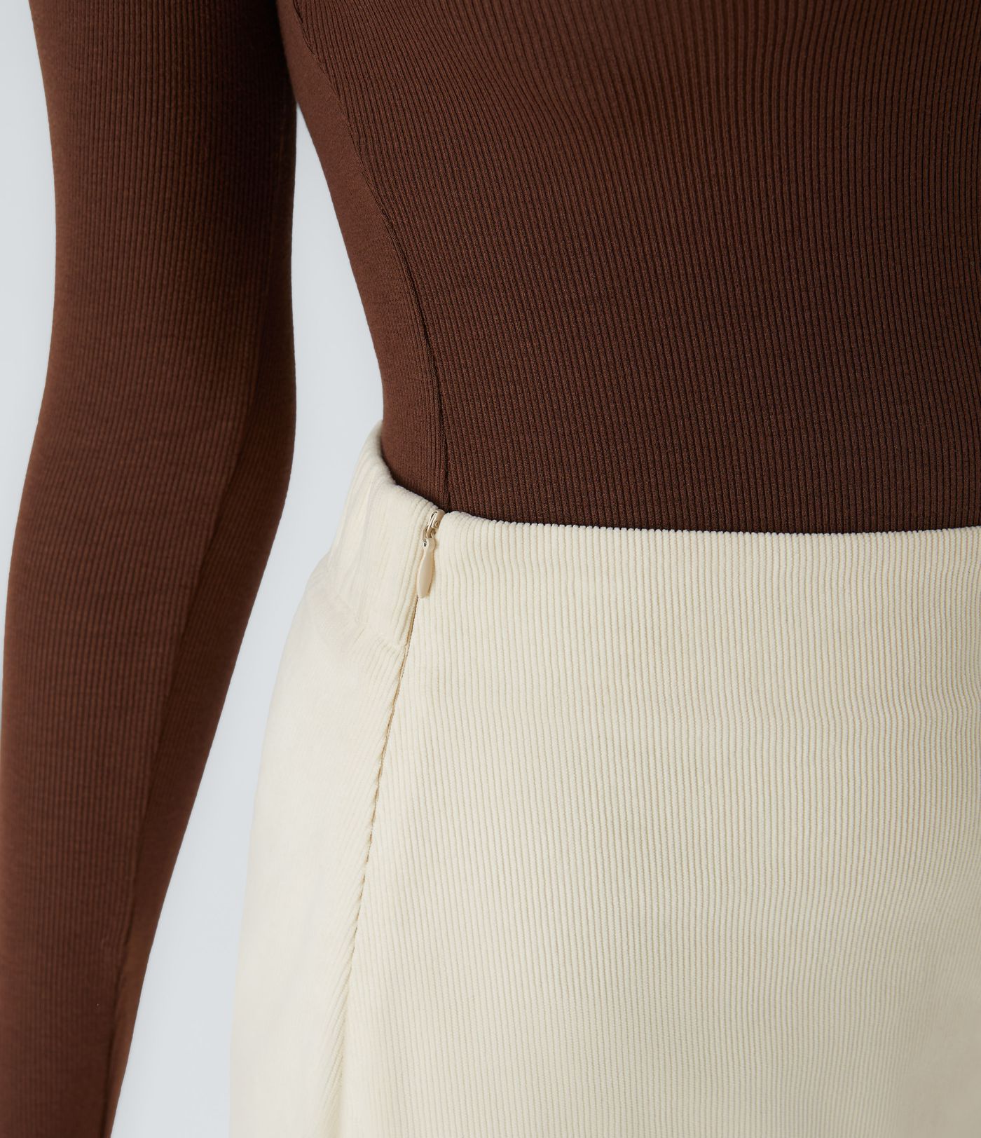 High Waisted Decorative 2-in-1 A Line Mini Casual Skirt