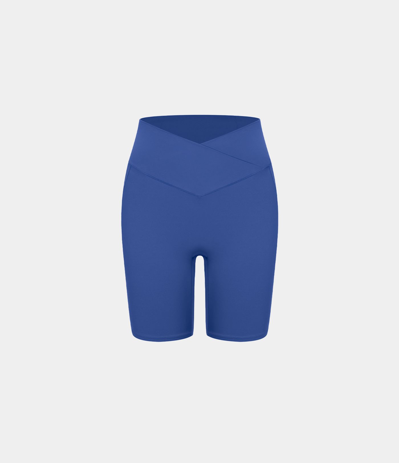 Pantalón corto Softlyzero™ ciclista yoga bolsillo lateral cruzado tiro alto 17.5cm