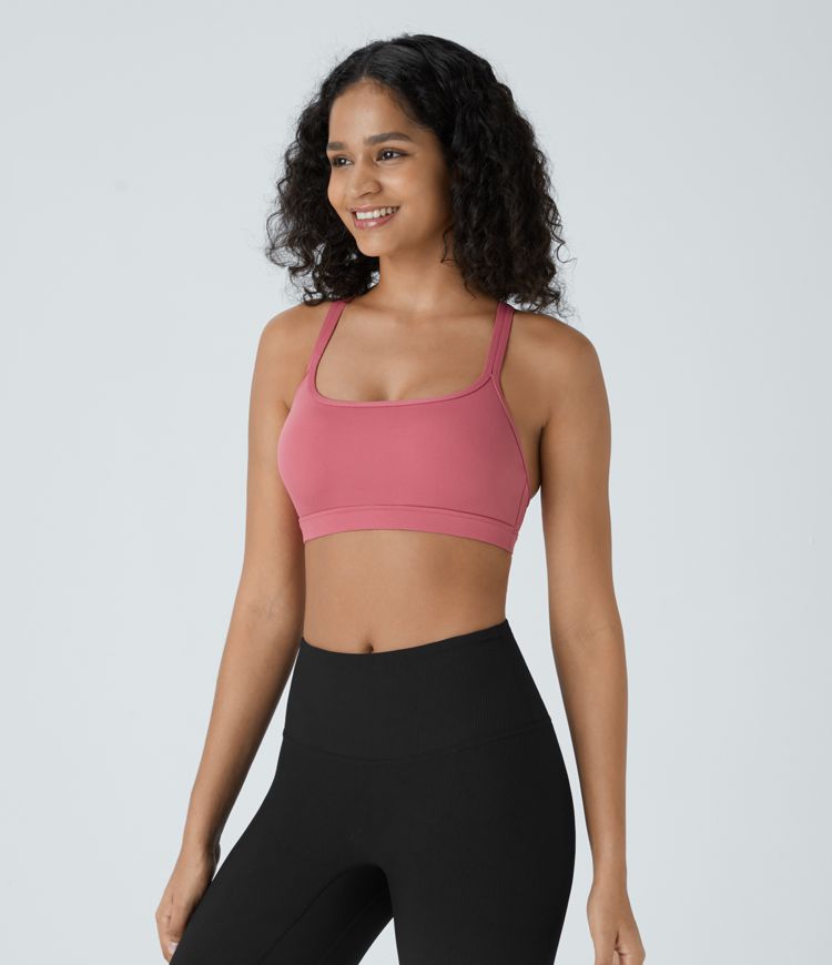 Softlyzero™ Low Support Backless Cutout Pilates Sports Bra