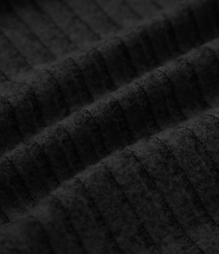 Ribbed Knit High Waisted Pockets Wide Leg Casual Pants