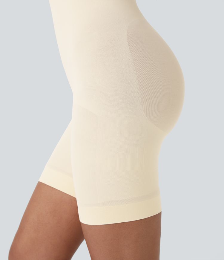 Body sculptant sans coutures à effet seconde peau, bretelles ajustables, dos nu, effet ventre plat et push-up fessier