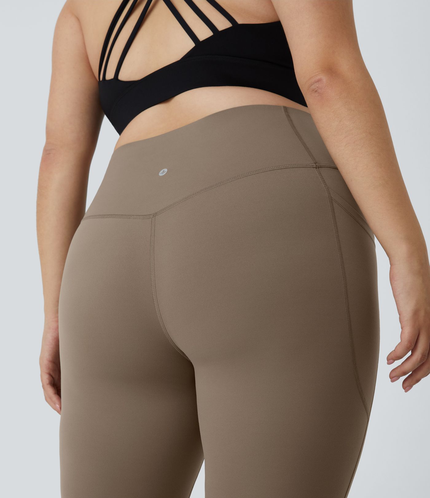 Halara UltraSculpt™ SoCinched Leggings de Cintura Alta con Control de Abdomen y Bolsillos para Tallas Grandes