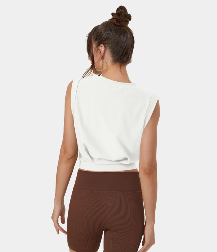 Women’s Patitoff® Flow Pet Hair Resistant Crew Neck Sleeveless Cropped