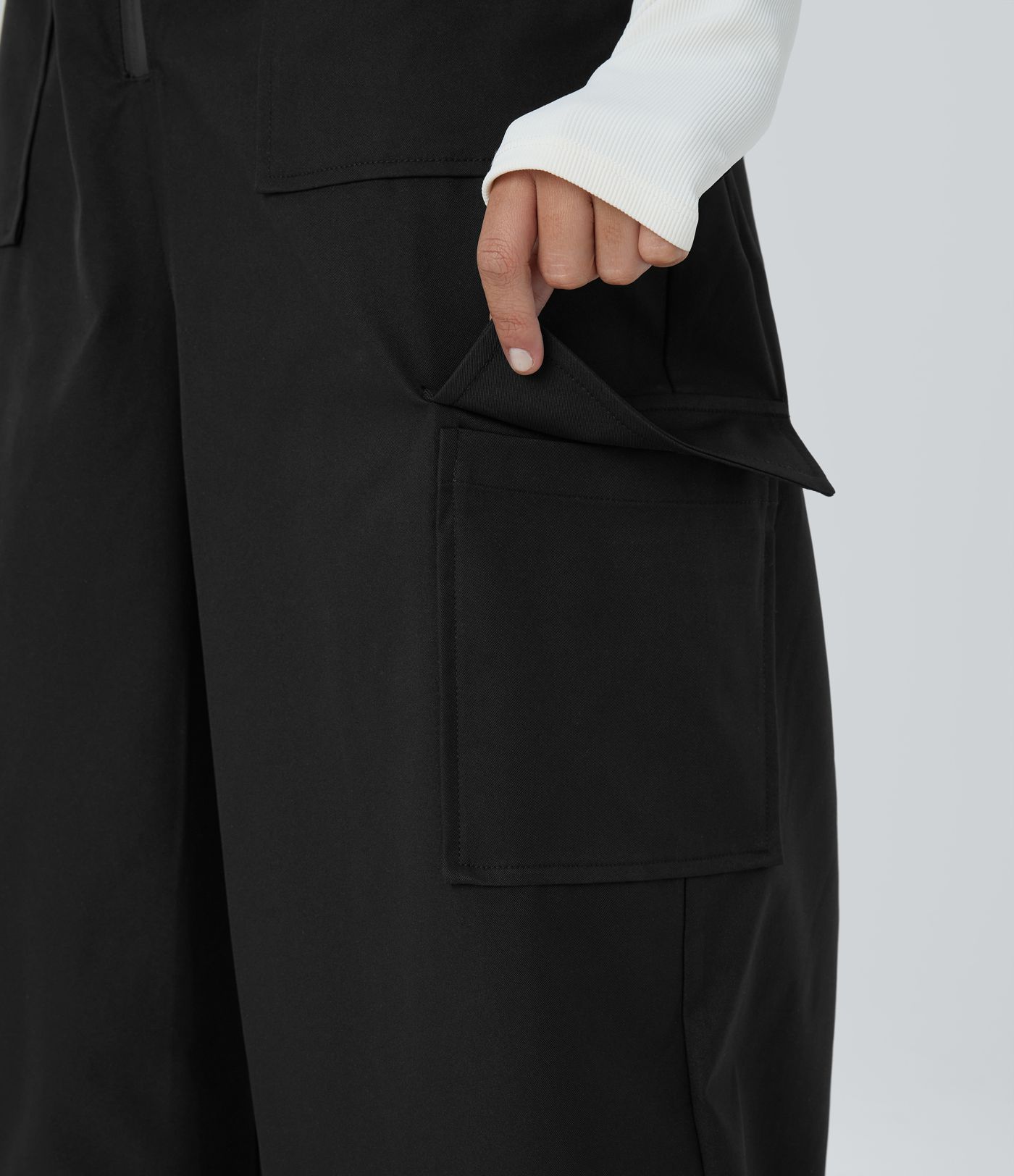 撥水性 耐摩耗性 調節可能なストラップ クロスジッパー 複数のポケット キャンプ用オーバーオール