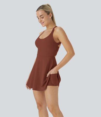 SoftlyZero™ Airy Backless Twisted Cool Touch Dance Active Dress-Easy Peezy Edition