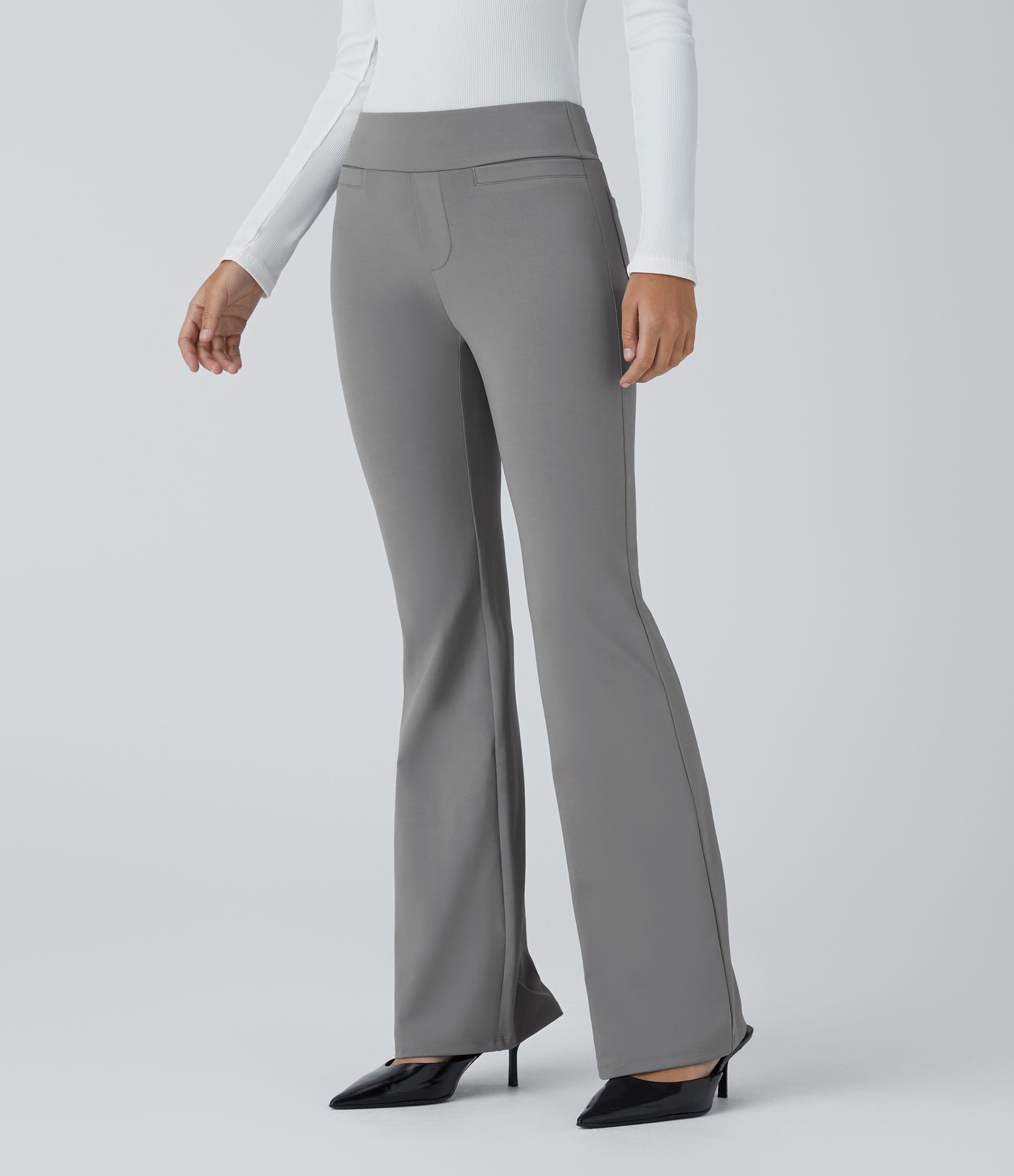 Halara Flex™ SculptKnit Mid Rise Pocket Work Pants