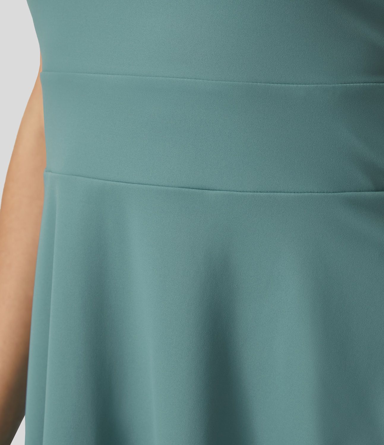 Softlyzero™ Airy Polo Collar 2-Piece Pocket Cool Touch Flare Mini Golf Active Dress - Golf Tee Pocket