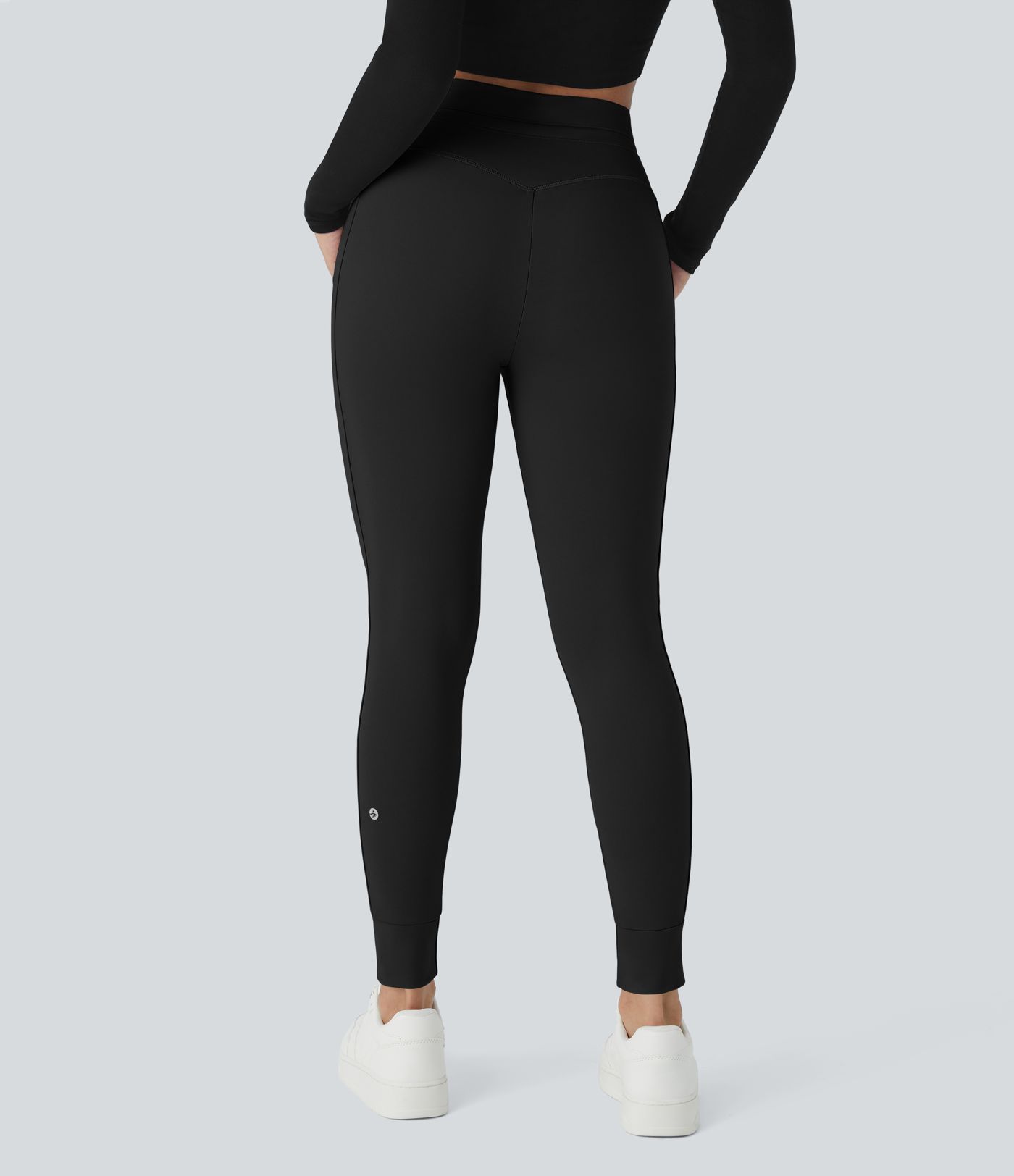 Softlyzero™ Airy High Waist Drawstring Side Pocket Plain Cool Touch Regular Length Jogger Pants