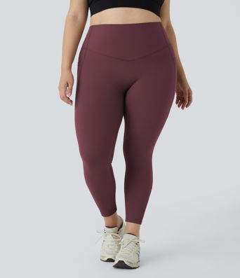 Halara UltraSculpt™ High Waisted Tummy Control Pocket Shaping Training Plus Size Leggings
