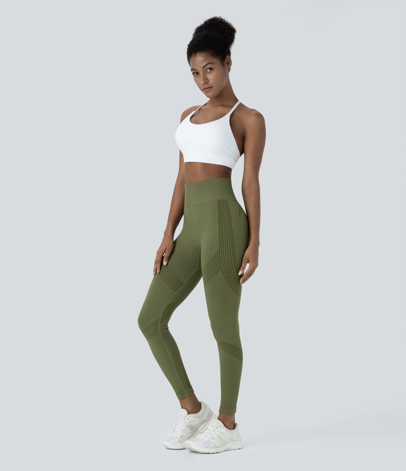 Seamless Flow High Waist 7/8 Yoga Leggings