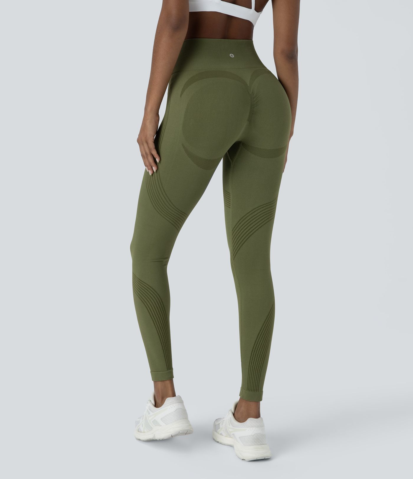 Seamless Flow High Waist 7/8 Yoga Leggings