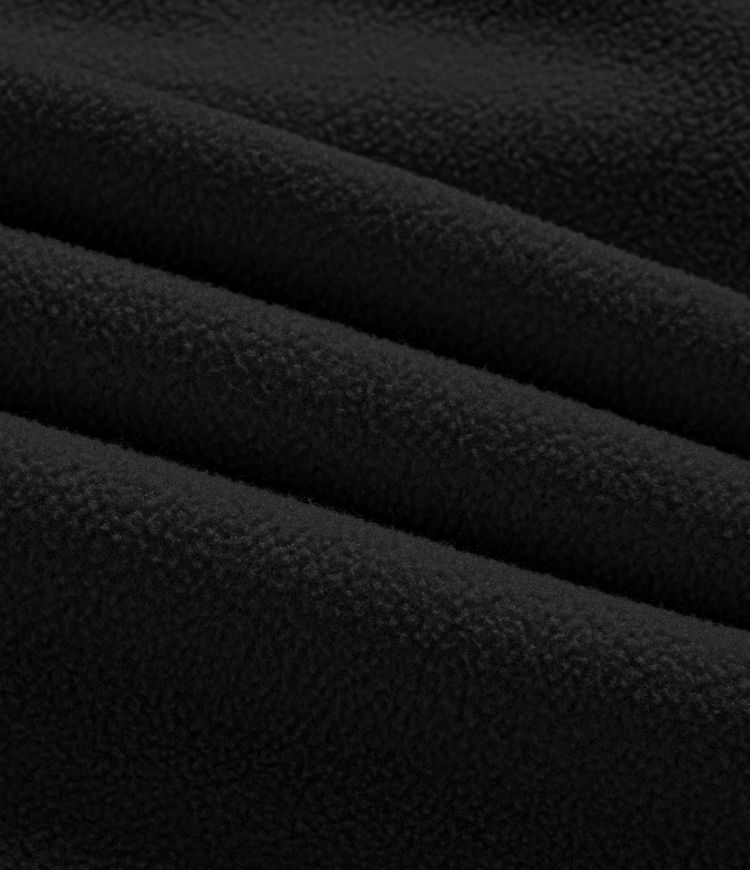 Sudadera polar cuello alto media cremallera manga larga bloque color