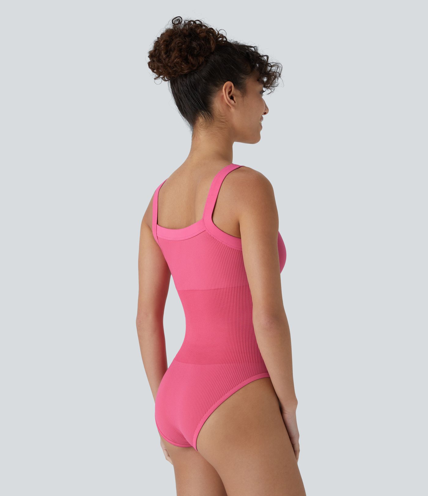 Combinaison débardeur lisse décolleté carré sans couture OneForm Seamless Flow