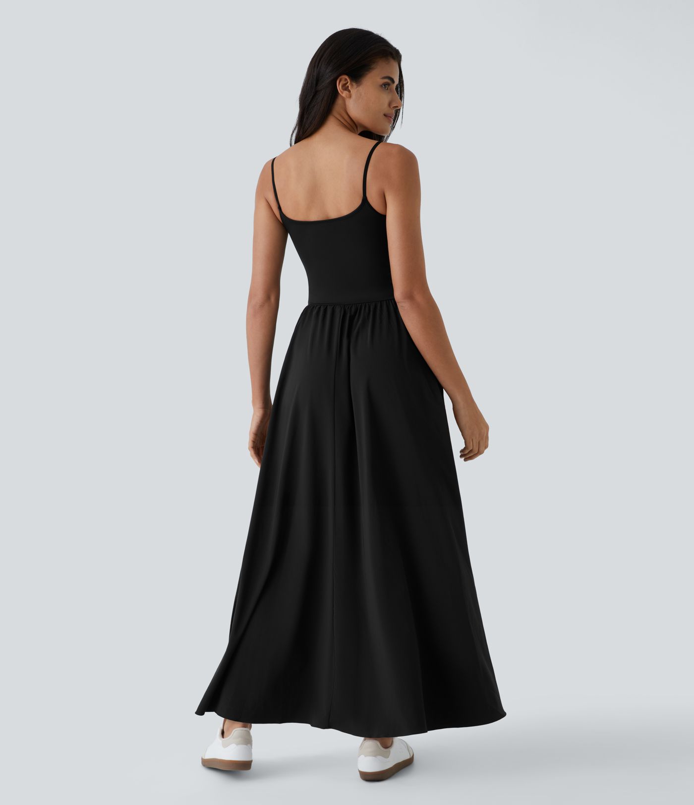 Breezeful™ Pocket Flowy Flare Maxi Quick Dry Casual Slip Dress