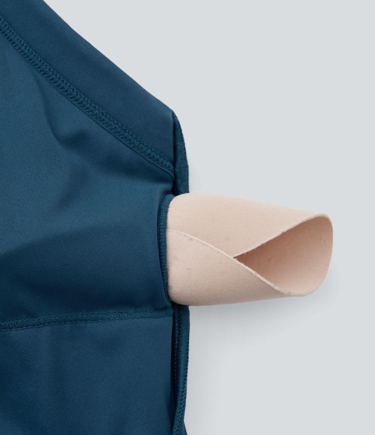 Softlyzero™ Airy - Rückenfreies, verdrehtes 2-in-1 Pickleball-Minikleid mit Seitentaschen, Cool-Touch und Schlitz