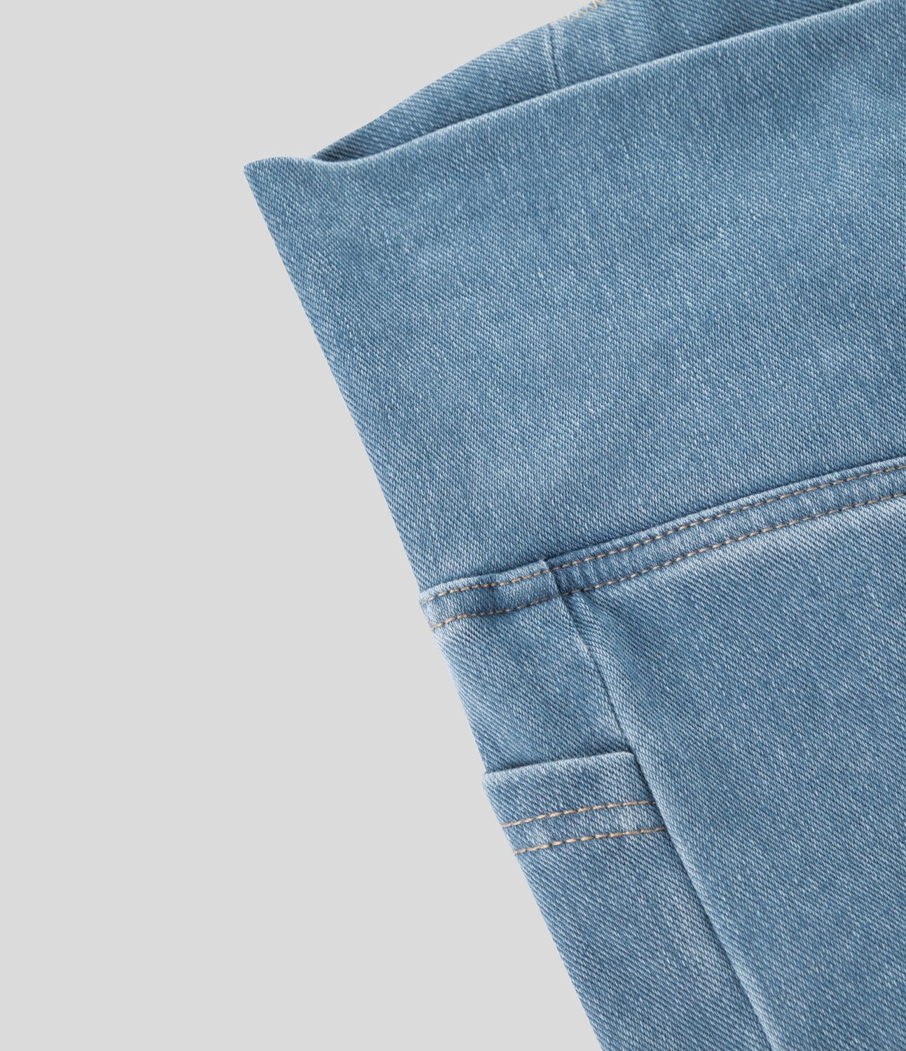 Halara Flex™ Crossover Pocket Washed Denim Work Leggings