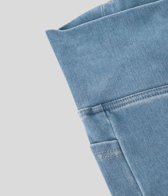 Halara Flex™ Crossover Pocket Washed Denim Work Leggings