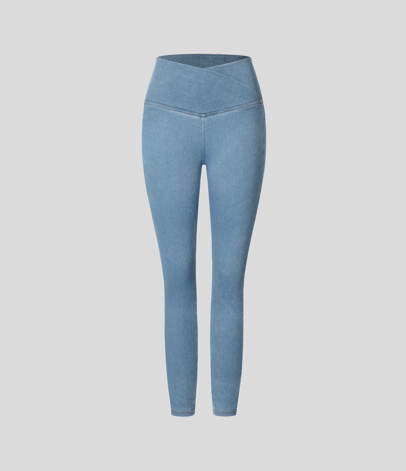 Halara Flex™ Crossover Pocket Washed Denim Work Leggings