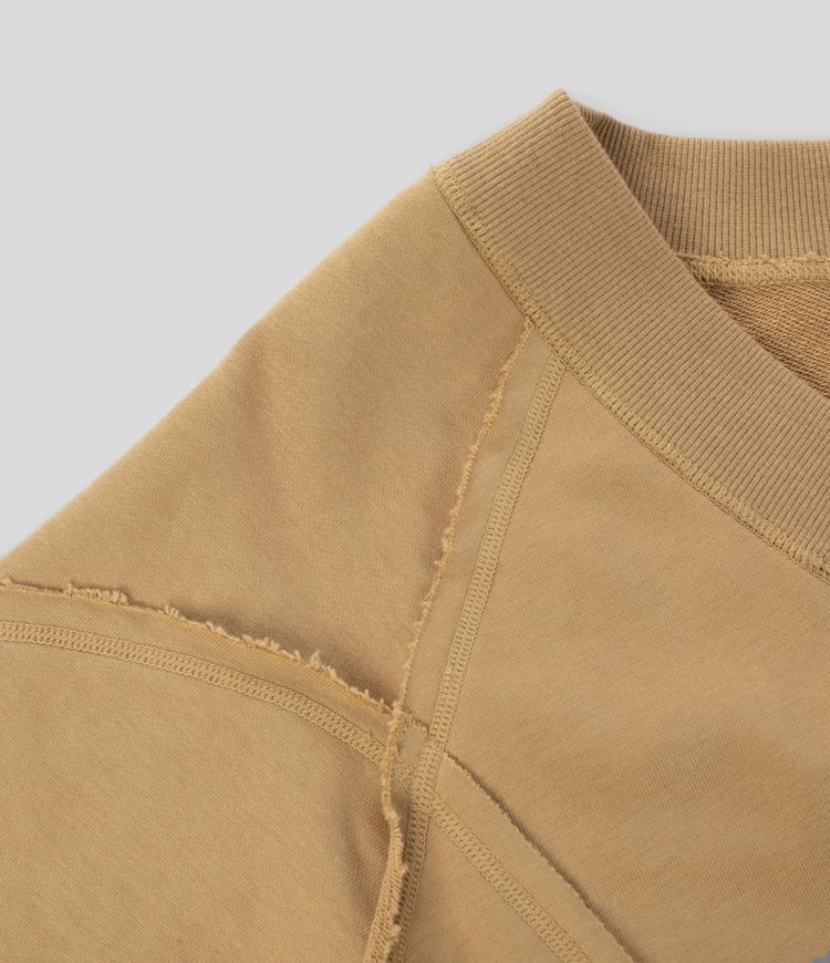 V Neck Long Sleeve Adjustable Zipper Hem Casual Cotton Sports Sweatshirt