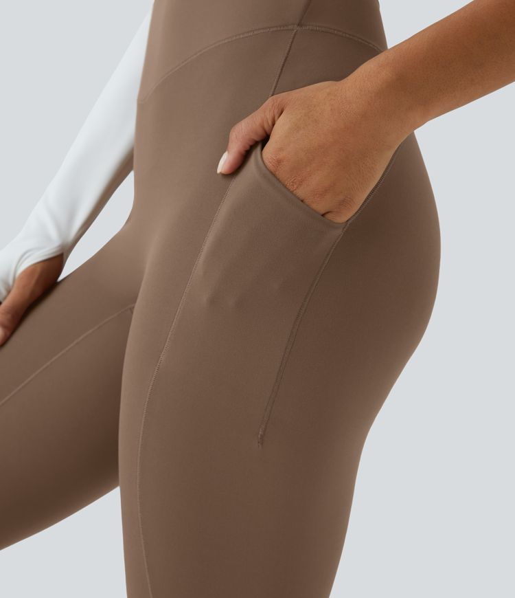 SoftlyZero™ High Waisted Pocket 7/8 Yoga Leggings-UPF50+