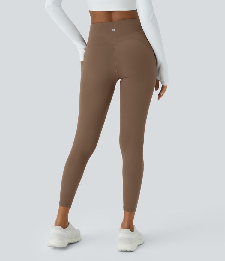 SoftlyZero™ High Waisted Pocket 7/8 Yoga Leggings-UPF50+