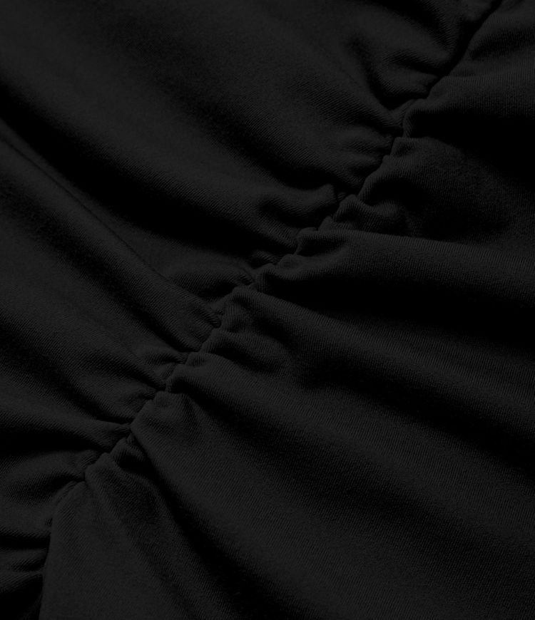 Softlyzero™ Plush Shorts 12,5cm Yoga Taille Haute Croisés Froncés
