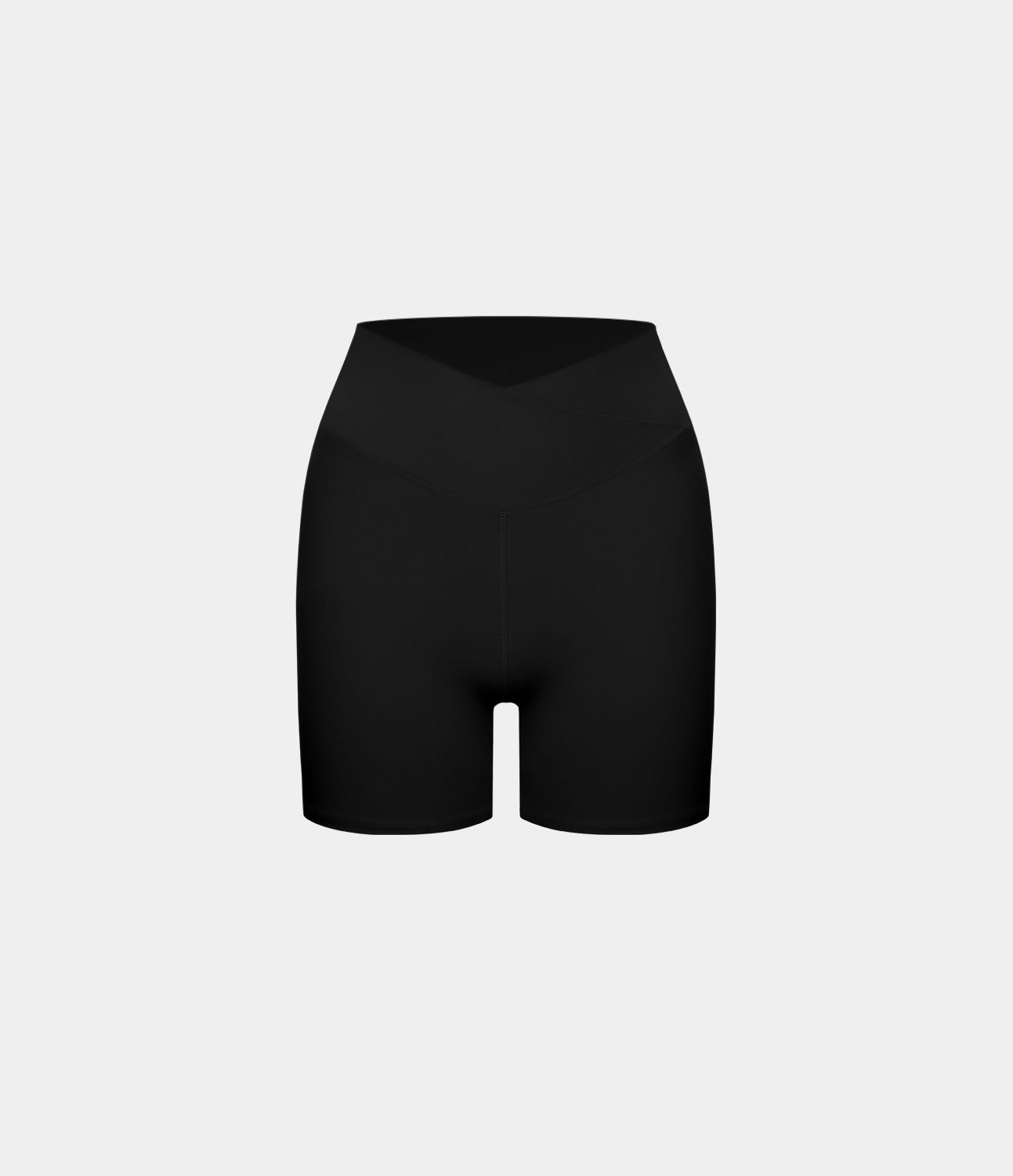 Softlyzero™ Plush Shorts 12,5cm Yoga Taille Haute Croisés Froncés