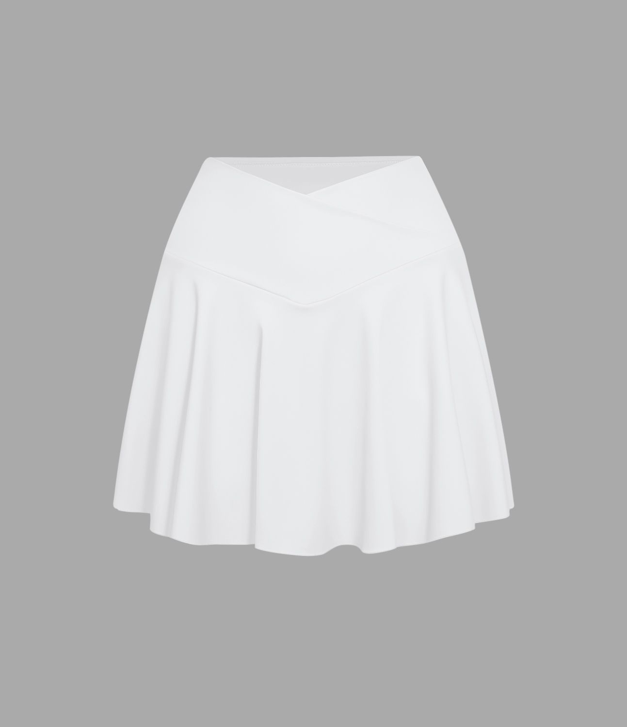Softlyzero™ Airy Comfy High Waisted Crossover 2-in-1 Side Pocket Flare  Tennis Skirt-UPF50+