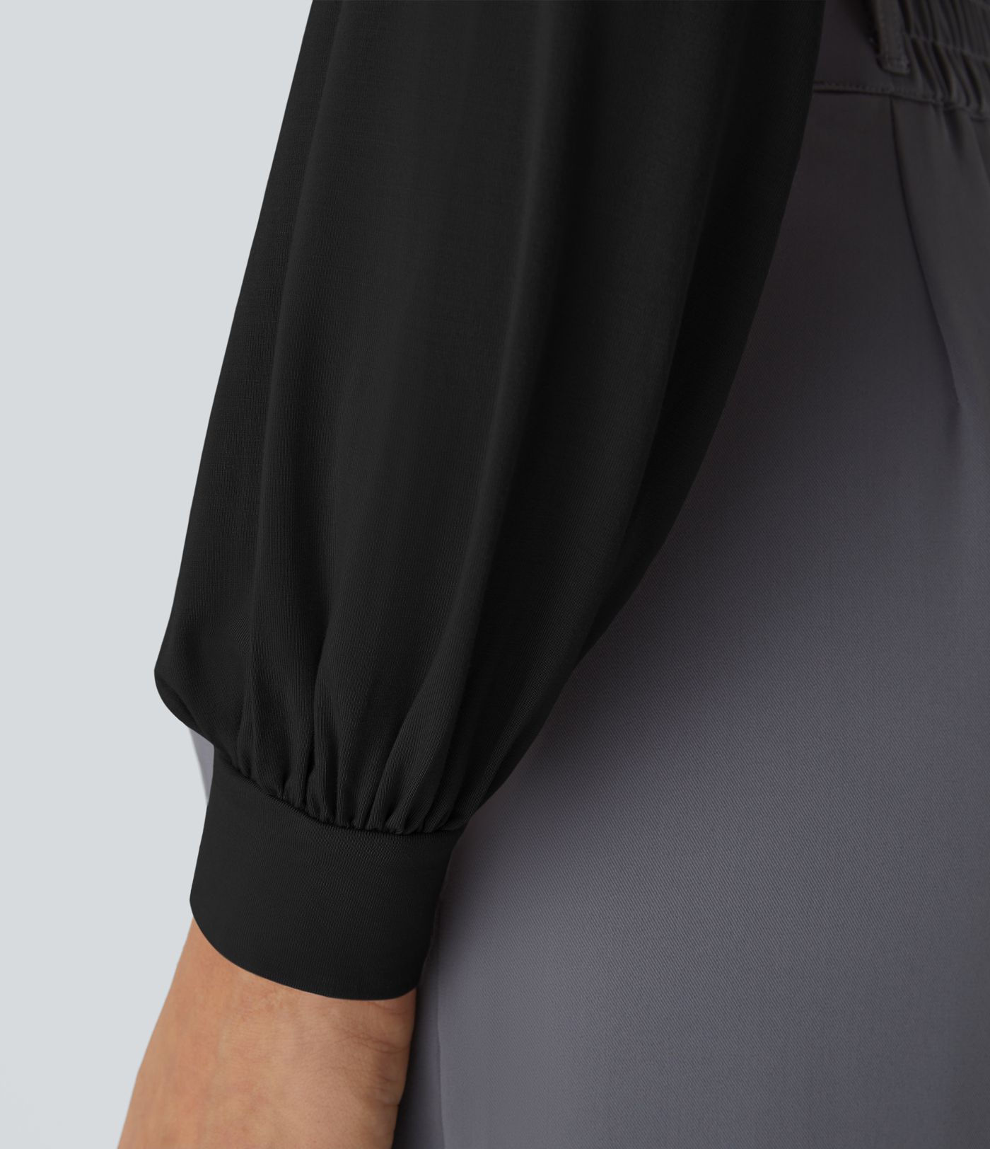 Body traje oficina botón manga larga cuello V