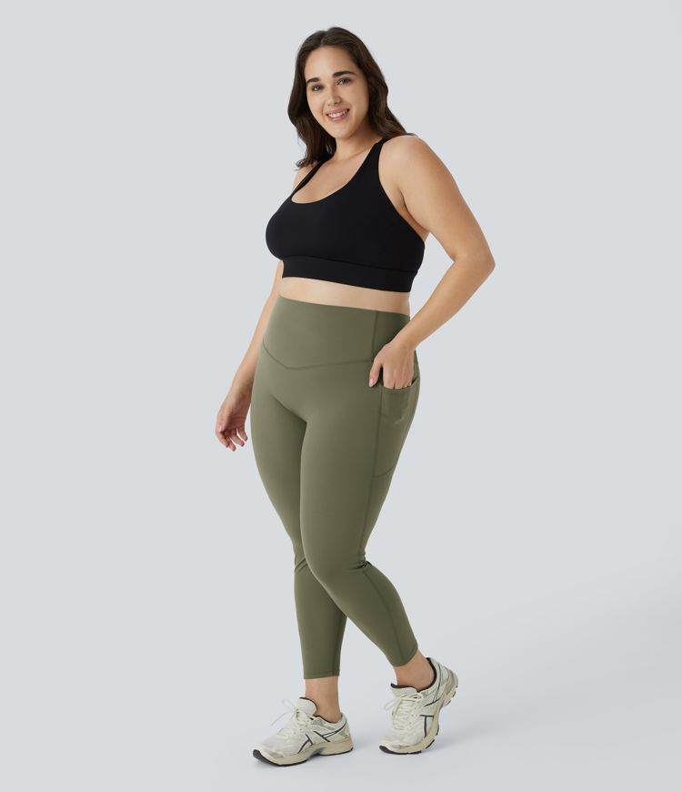 Halara UltraSculpt™ High Waisted Tummy Control Pocket Shaping Training Plus Size Leggings