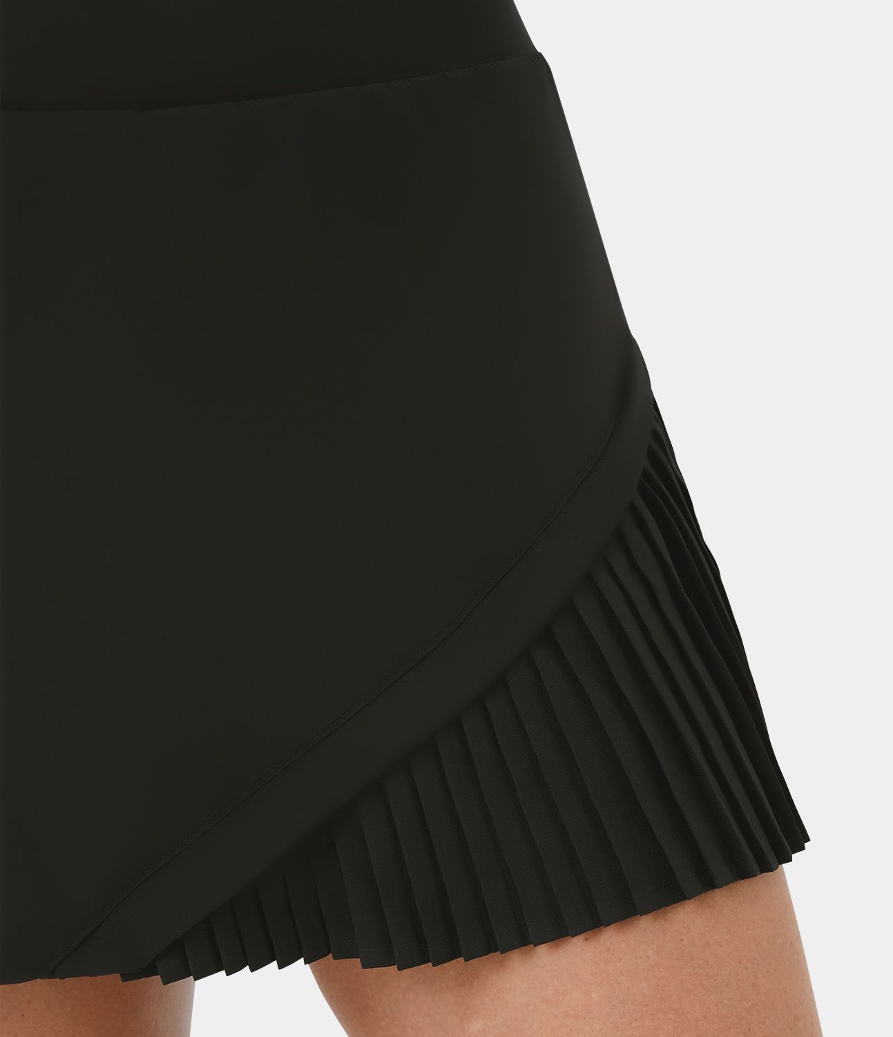 Everyday 2-in-1 Pleated Patchwork Tennis Skirt-Kinetic