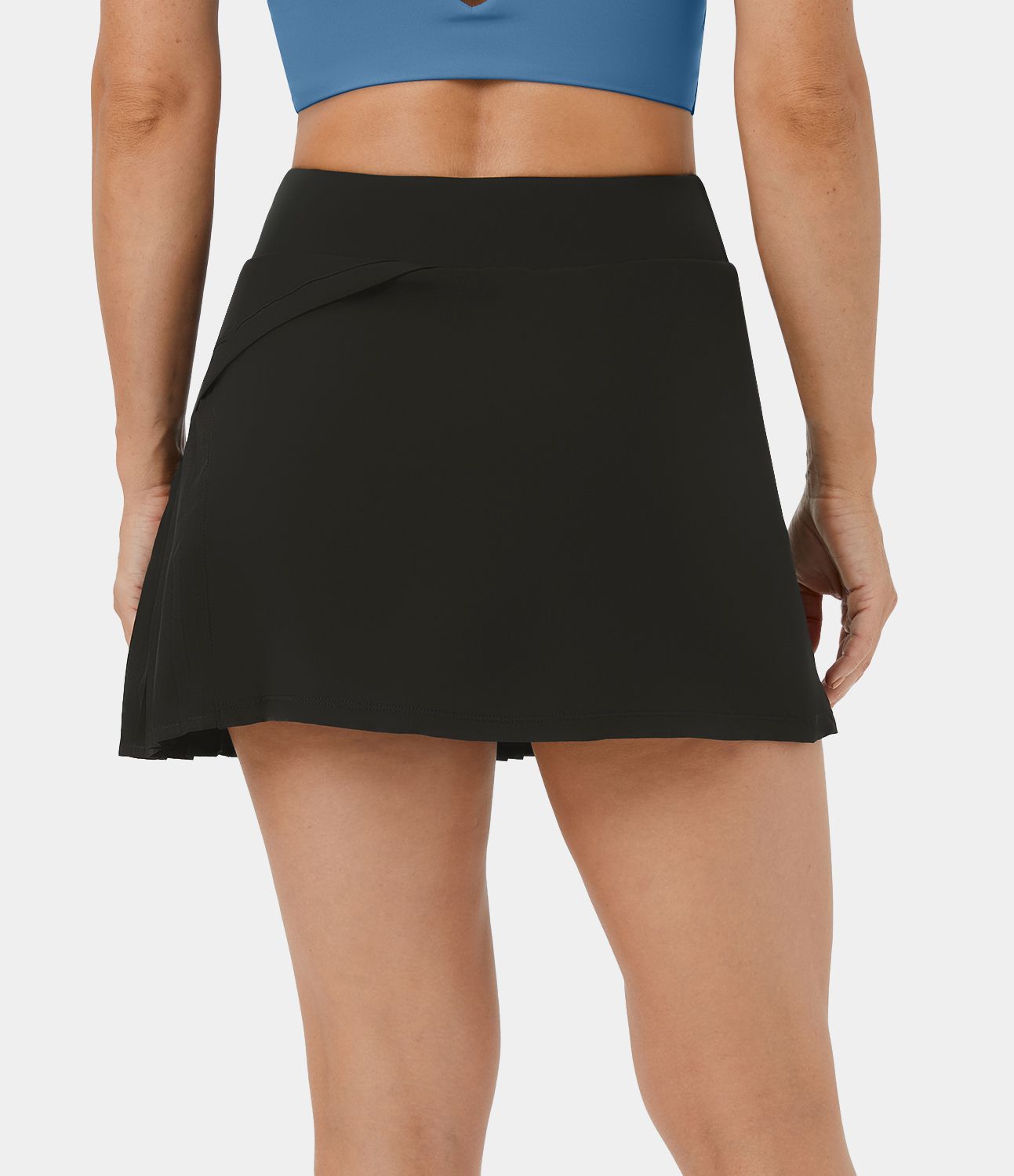 Everyday 2-in-1 Pleated Patchwork Tennis Skirt-Kinetic