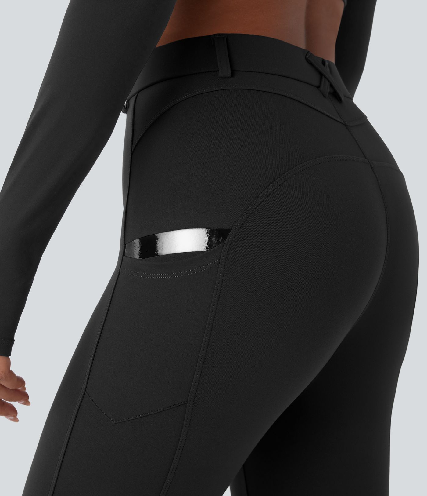 DayStretch High Waisted Pocket Lacquer Line Leggings