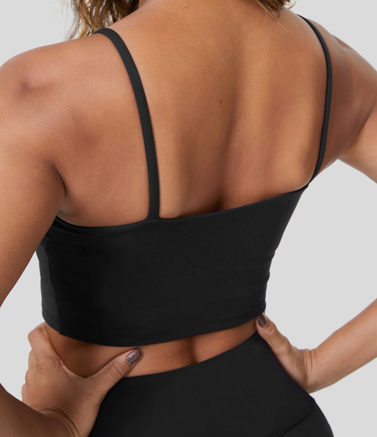 Patitoff™ Tierhaarresistentes, gepolstertes, kurzes Yoga-Cami