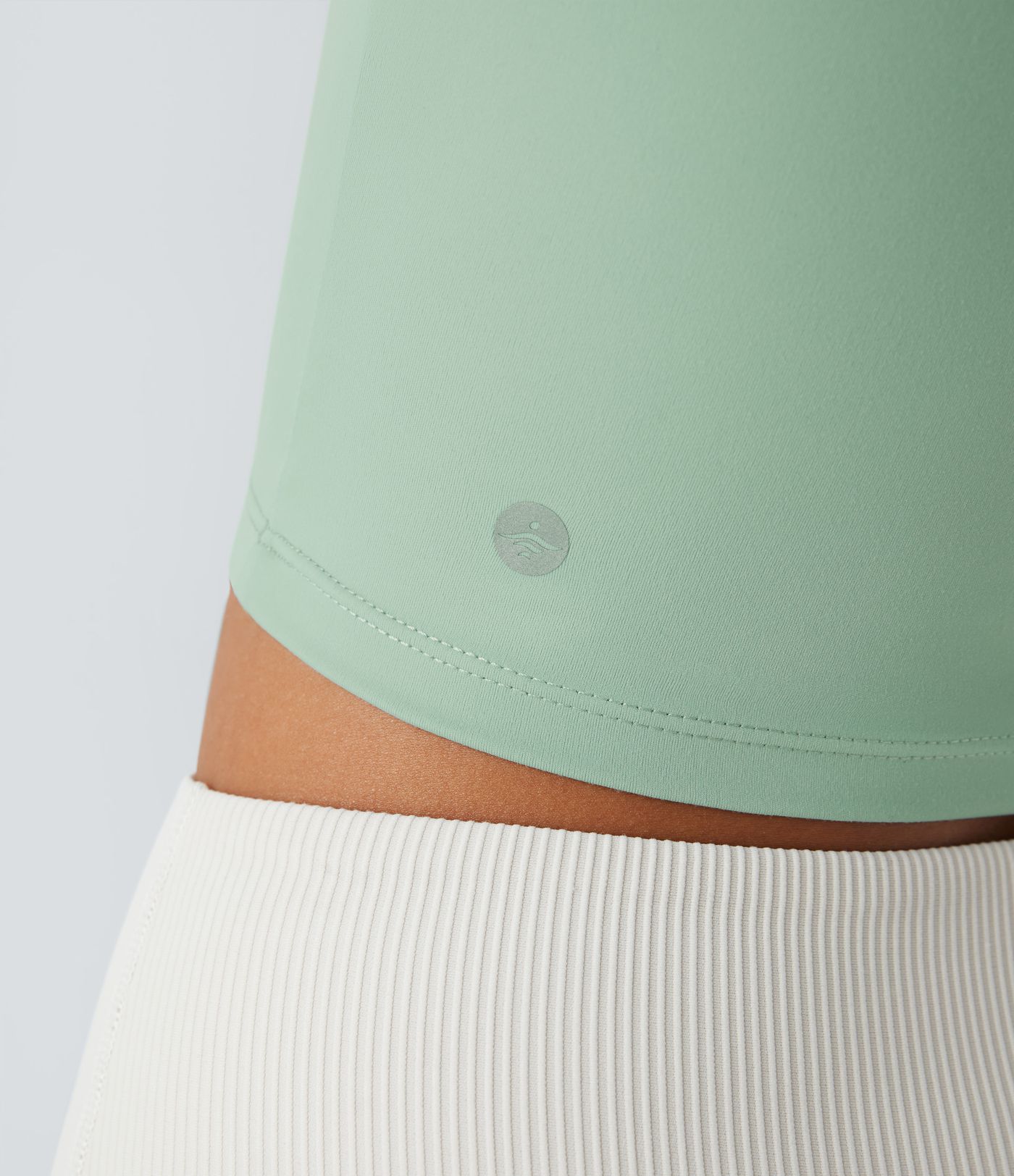 SoftlyZero™ Plush Square Neck Cropped Skinny Yoga Tank Top