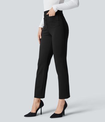 Halara Flex™ High Waisted Pockets Ankle Length Suit Work Pants