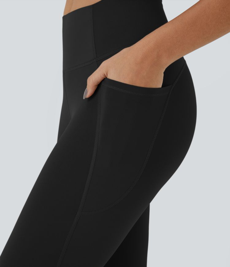 Leggings deportivos moldeadores Halara UltraSculpt™ con tiro alto bolsillos laterales y efecto moldeador de abdomen