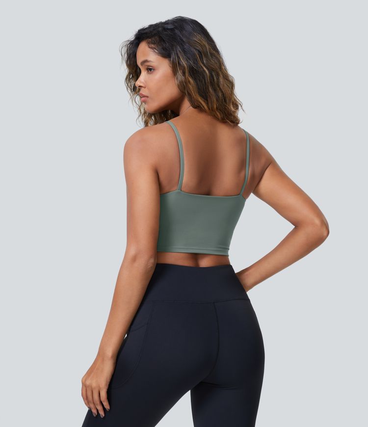 Patitoff™ 2.0 Pet Hair Resistant Padded Cropped Yoga Cami