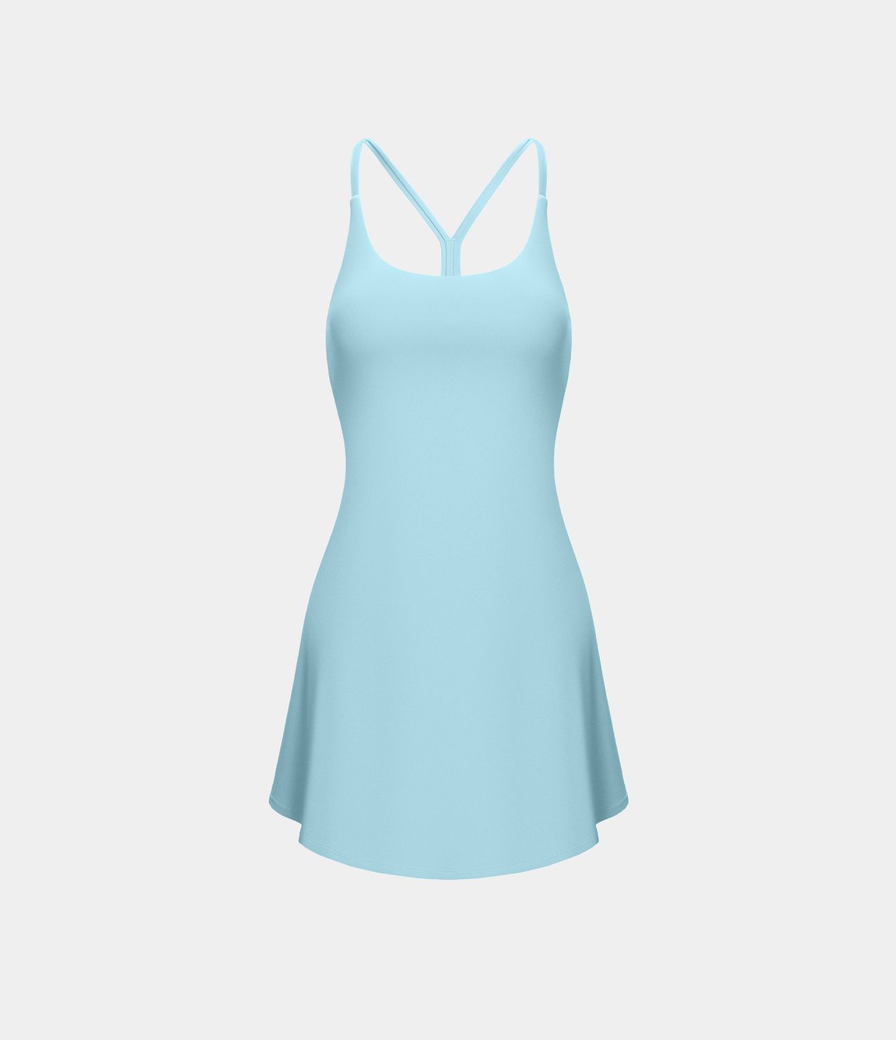 Softlyzero™ Airy, rückenfreies, ausgeschnittenes 2-in-1-Mini-Aktivitätskleid mit Cool Touch-Tasche