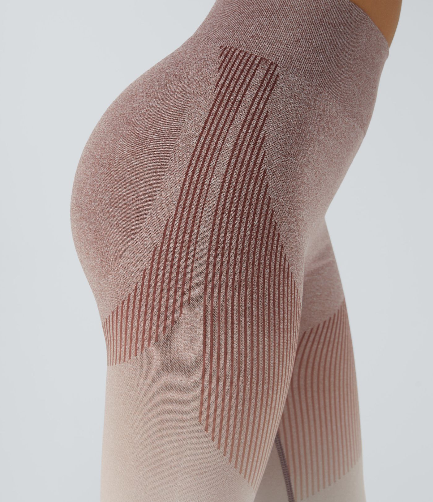 Legging running taille haute dégradé sans couture OneForm Seamless Flow