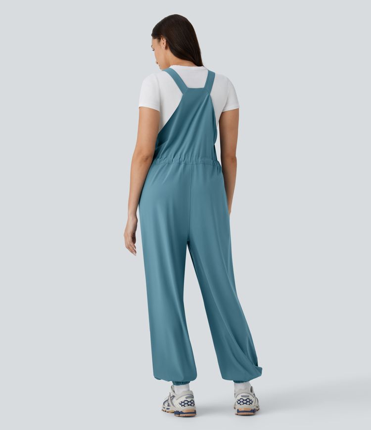 Breezeful™ Drawstring Pockets Quick Dry Hiking Jogger Cargo Overalls