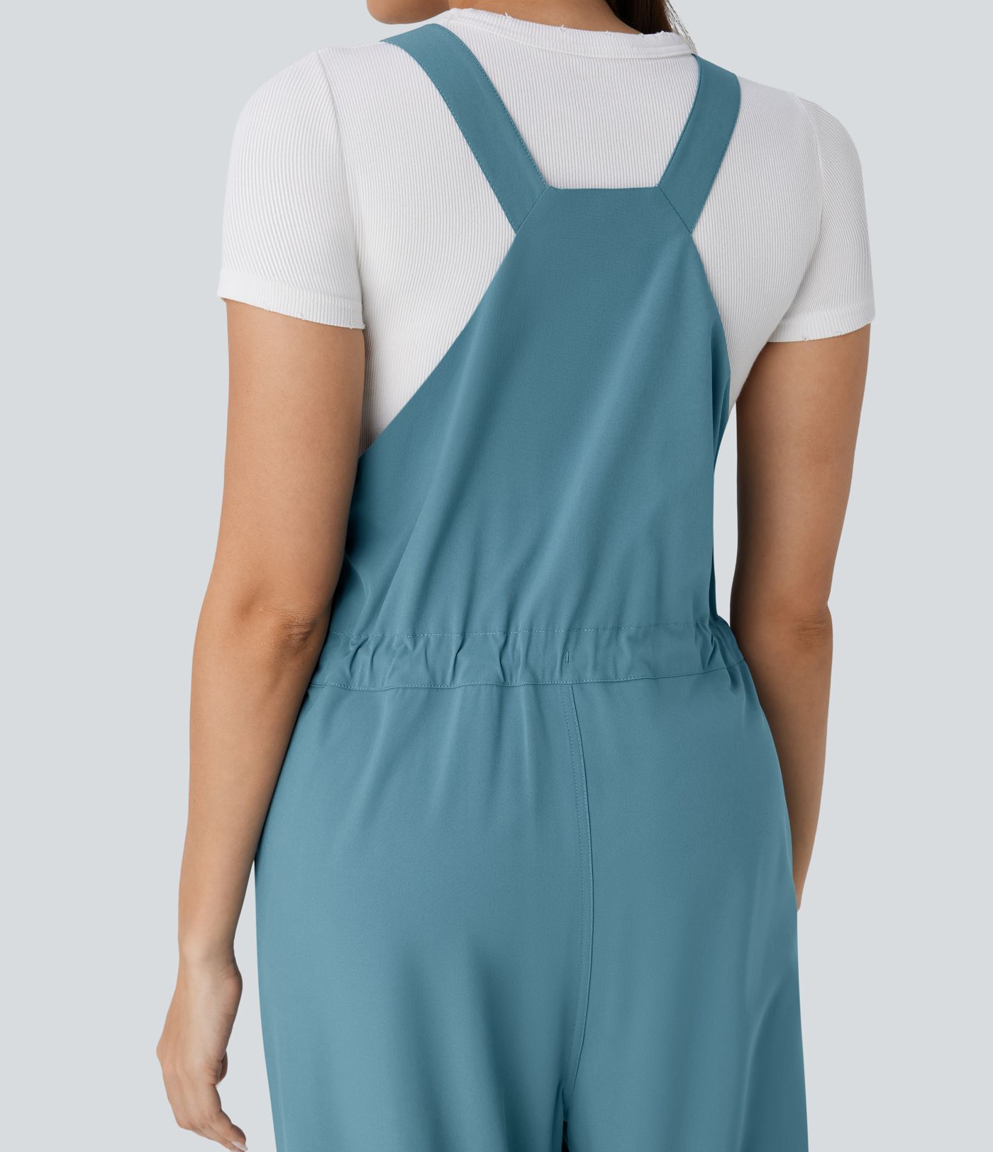 Breezeful™ Drawstring Pockets Quick Dry Hiking Jogger Cargo Overalls