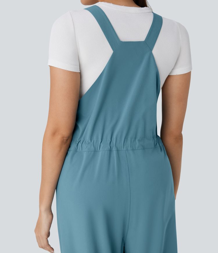 Breezeful™ Drawstring Pockets Quick Dry Hiking Jogger Cargo Overalls