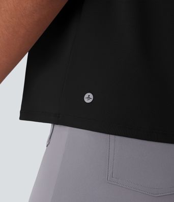 V Neck Cap Sleeve Work Top