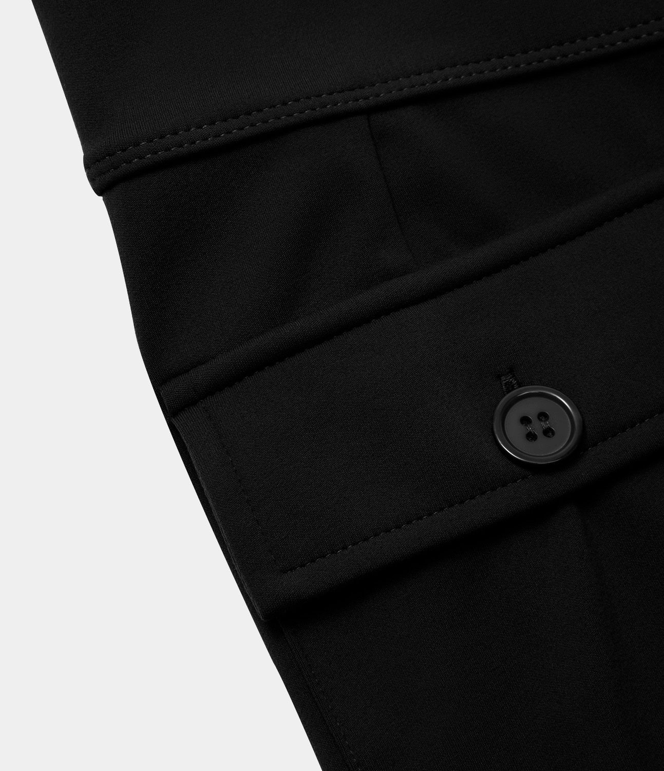 SculptKnit High Waisted Side Flap Pocket Flare Casual Cargo Trousers